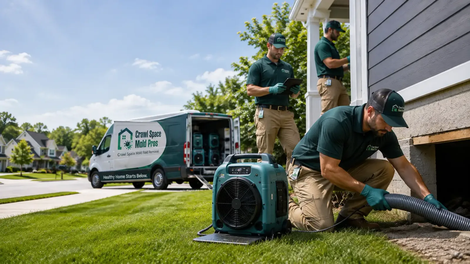 Crawl Space Mold Removal in Staplehurst, NE